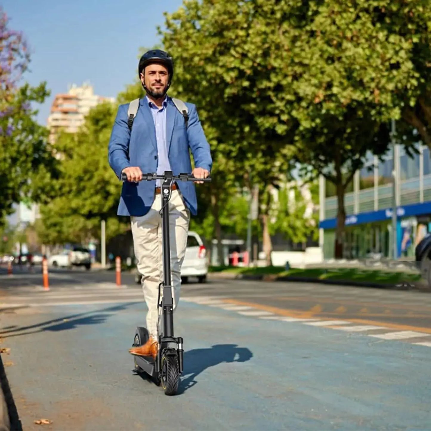 AOVOPRO New ESMAX Electric Scooter 500W 22MPH Adult APP Smart Scooter 28 miles Range Shock-absorbing Anti-skid Folding E-Scooter