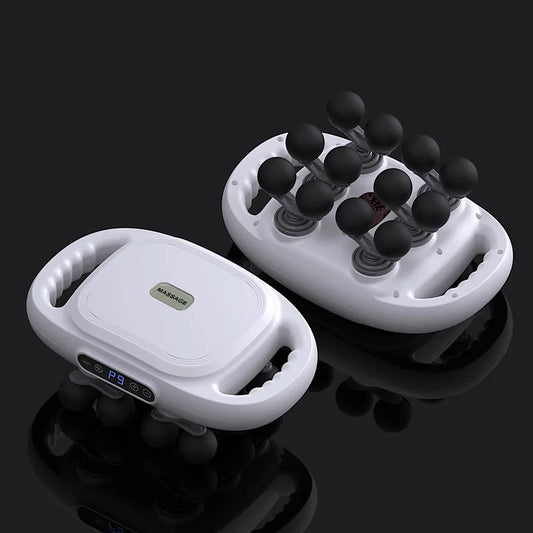 12 Head Deep Tissue Massage Gun Silent Handheld Massager