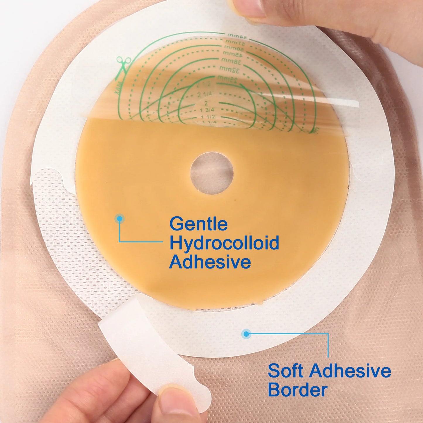 Colostomy One Piece Drainable Pouches With Clamp Closure 10 Pack
