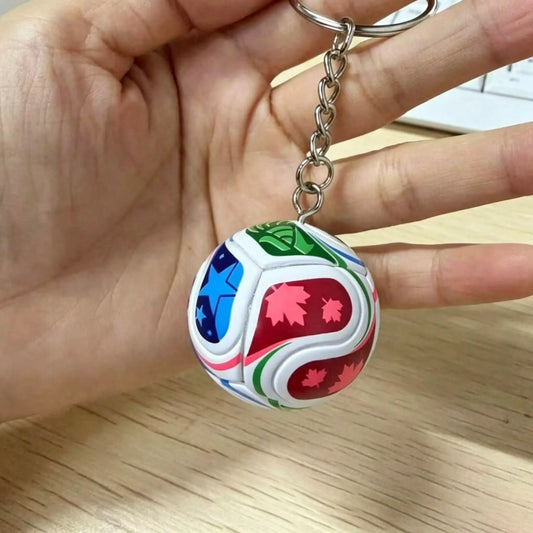 2026 Commemorative 3D Football Keychain, Unisex Sports Fan Collectible Gift Gifts For Mother, Father, Graduation, And Teacher