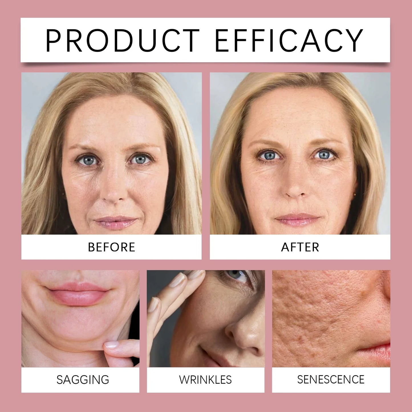 EELHOE Bio-Collagen Face Mask Shrink Pores Firming Hydrating Anti Wrinkle Whitening Brightening Easy Peel All Skin Facial Care