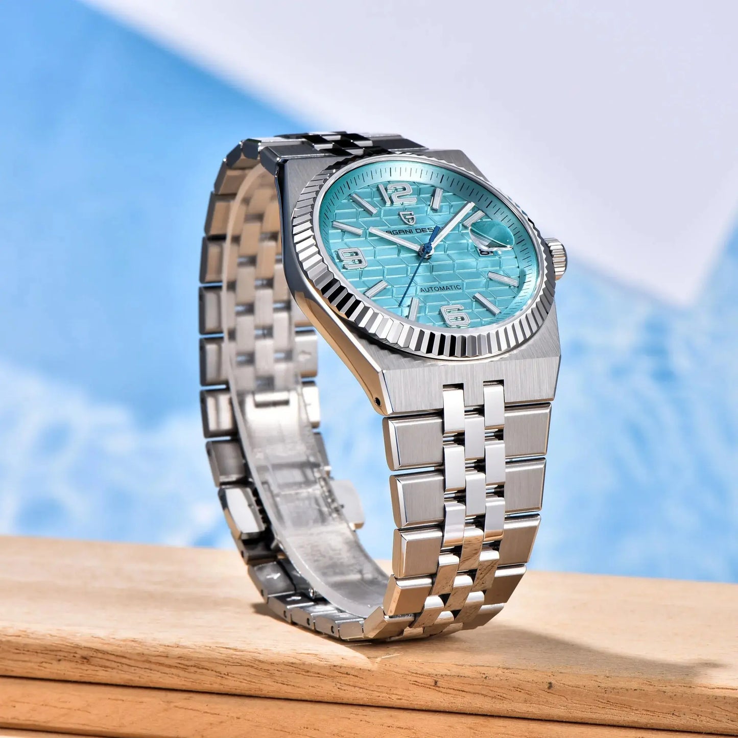 PAGANI DESIGN 3D Rhombus Dial Luxury Automatic Watch For Men Business Mechanical Wrist Watch AR Sapphire crystal Clock 2025 New