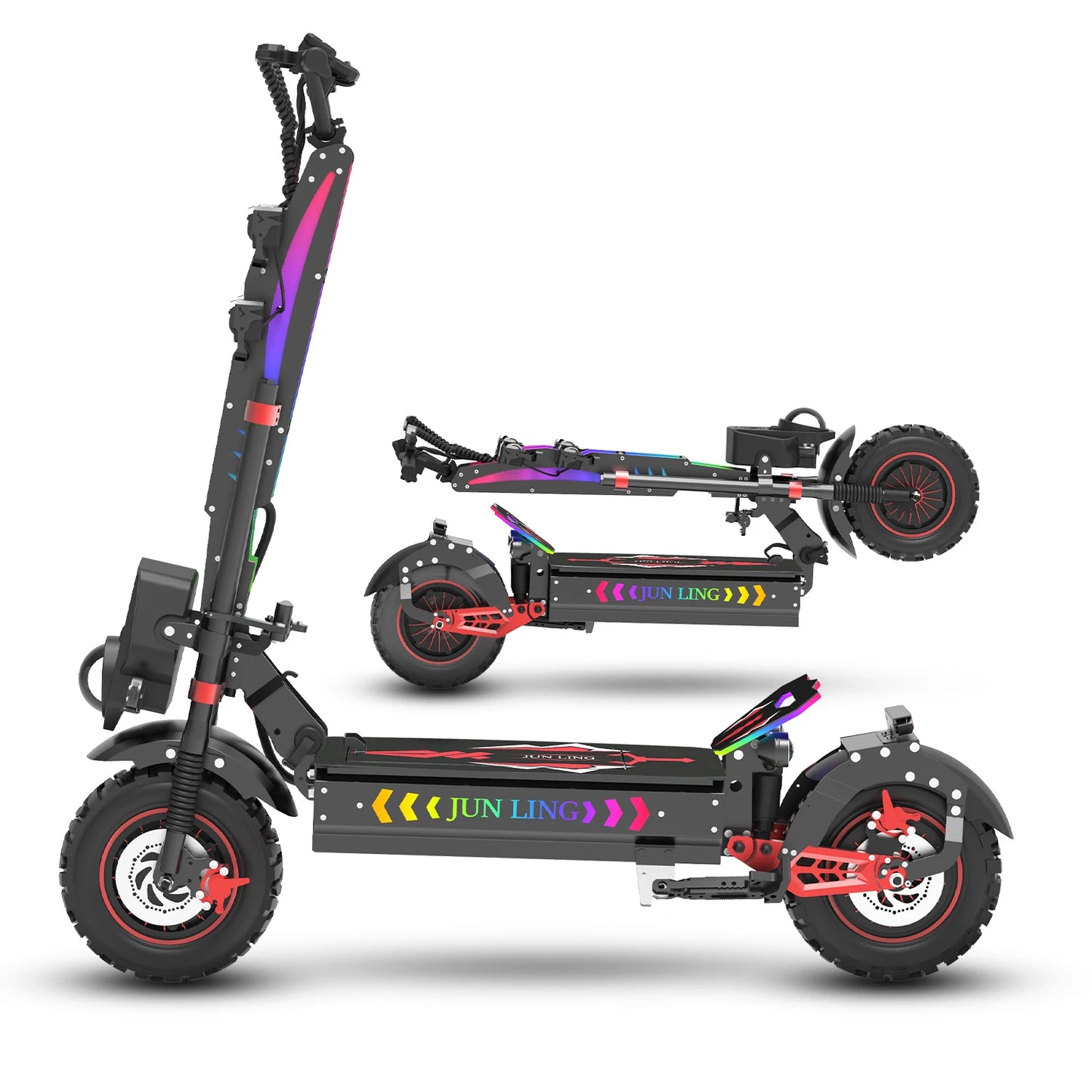 Offroad Electric Scooter - 55 MPH & High-Performance 10000W Fastest Dual Motor, 13" Off Road Tires,75-Mile Long Range, 60V 40Ah