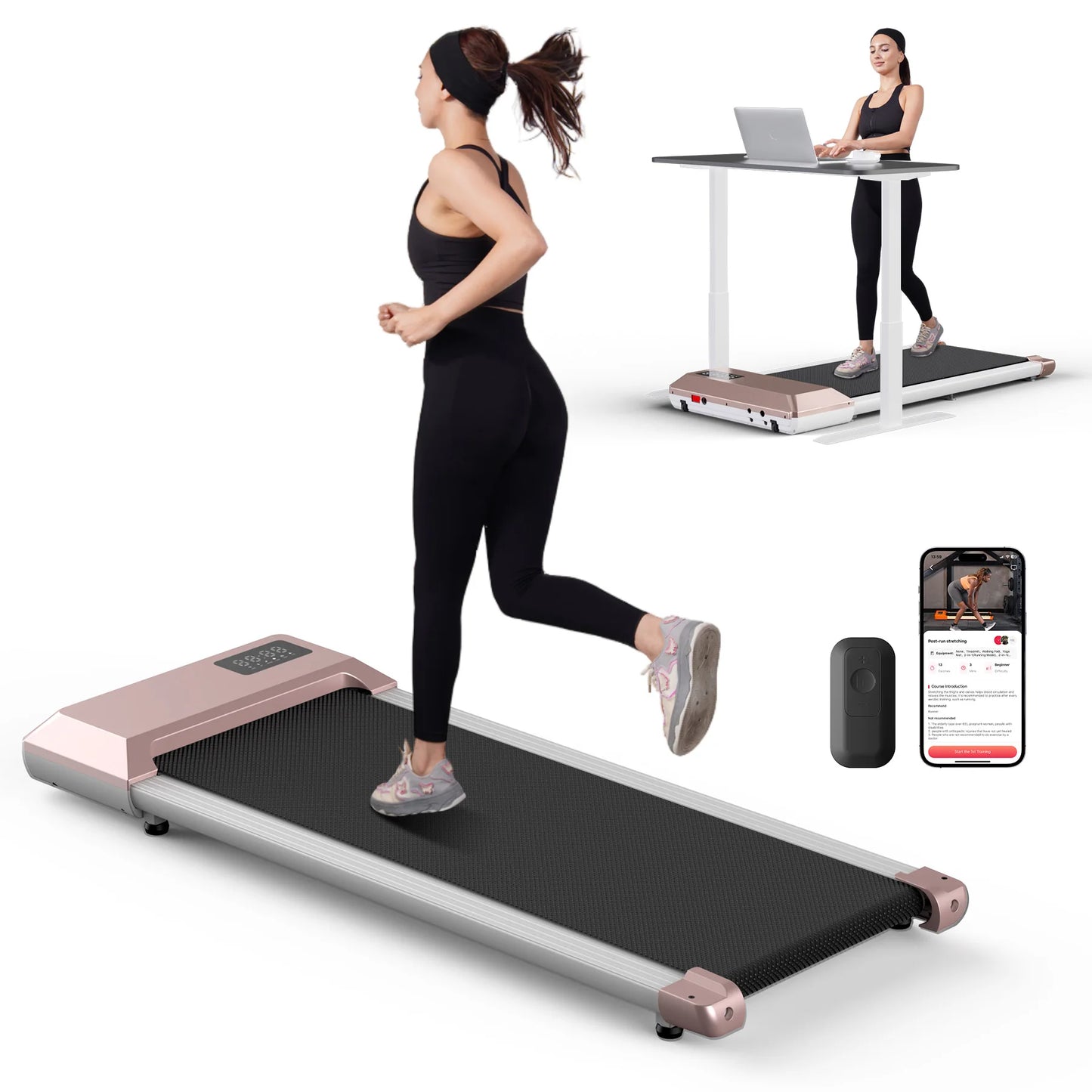2.5HP Home Treadmill With LCD Display And 2in1 Function