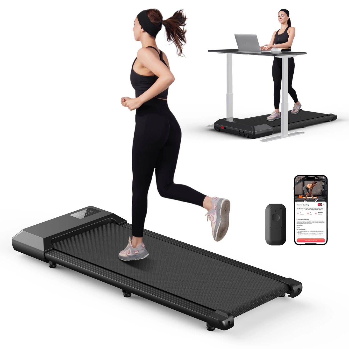 2.5HP Home Treadmill With LCD Display And 2in1 Function