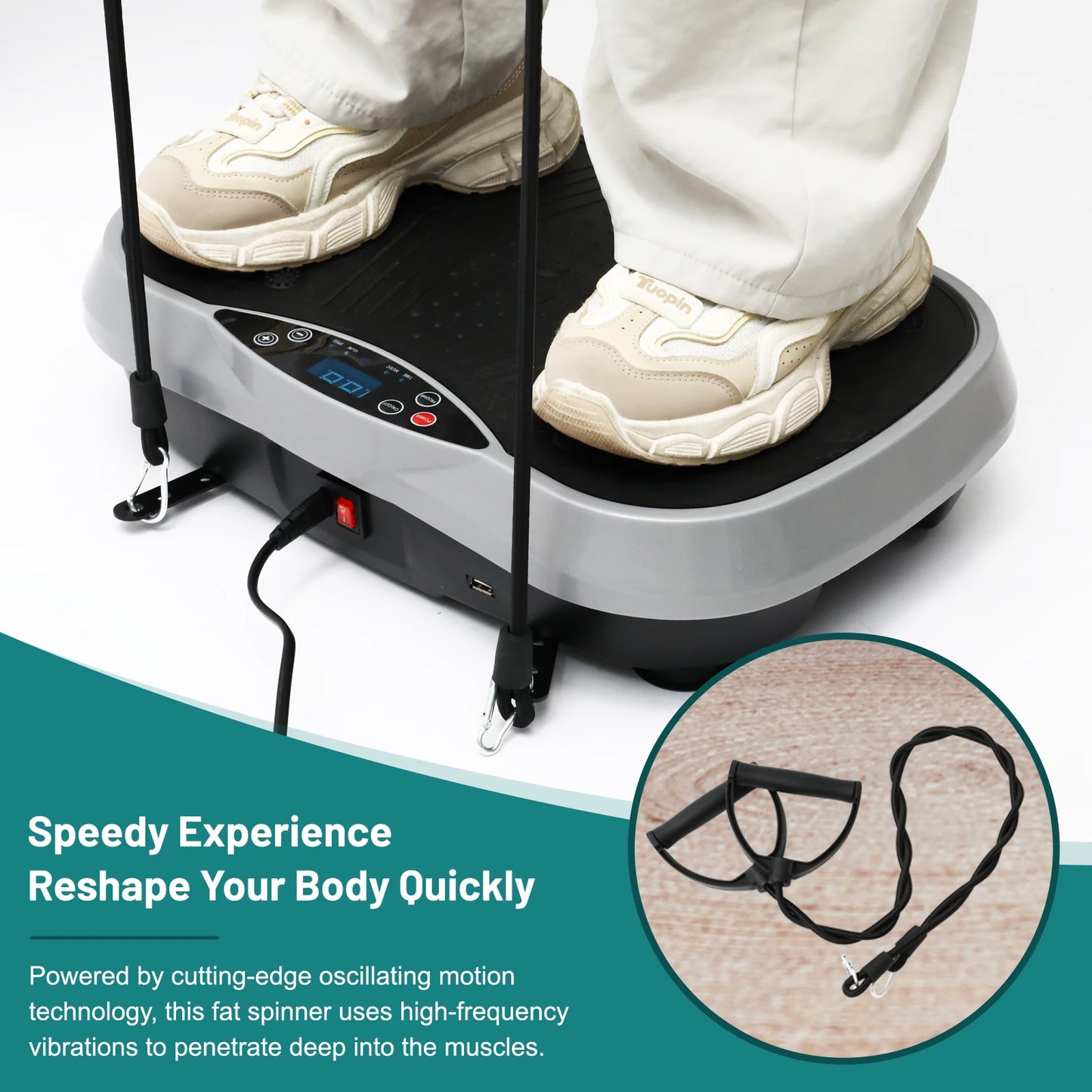 N Vibration Plate Exercise Machine For Total Body Fat Burn