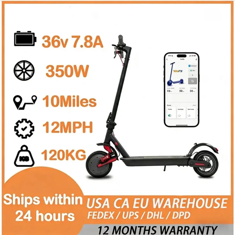 Jueshuai X6 500w electric scooters e scooter adult 36v10ah escooters foldable 20pmh 10inch Wheel size electric scooter electric