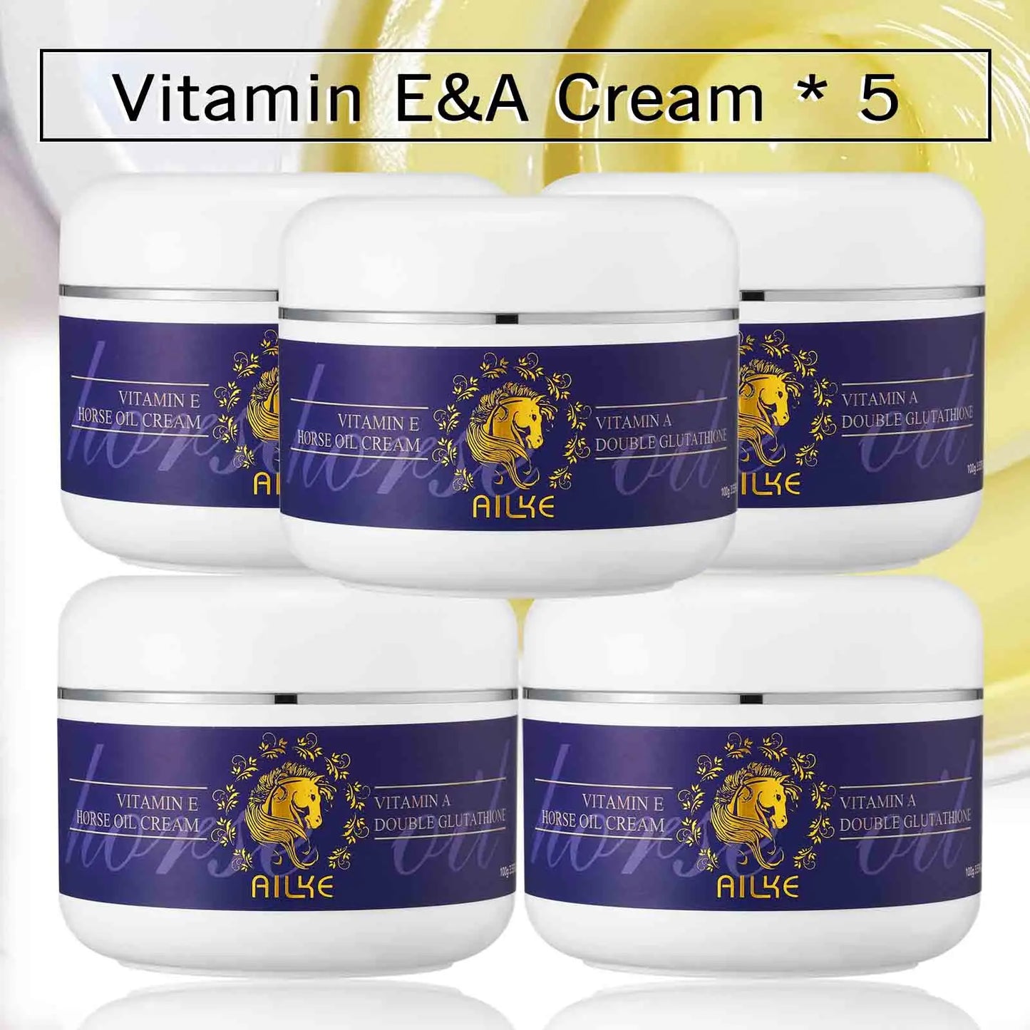 AILKE Glutathione 5-in-1 Women Skin Care Kit, With Body Lotion, Serum, Dark Spot Removal Cream, Body Cream, Brightening Soap