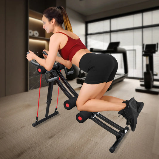 Foldable Ab Machine For Home Gym And Abdominal Trainer