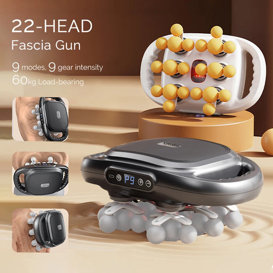 Foreverlily 22-Head Fascia Gun High-Frequency Massage Device