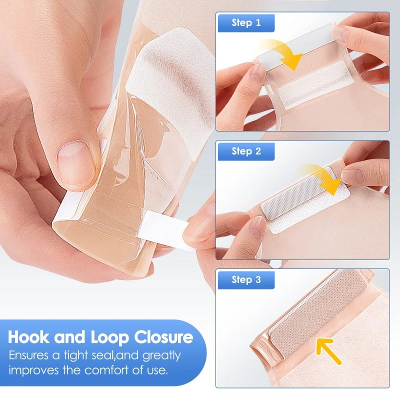 Cofoe Economical Drain Valve Colostomy Bags One Piece Ostomy Pouch