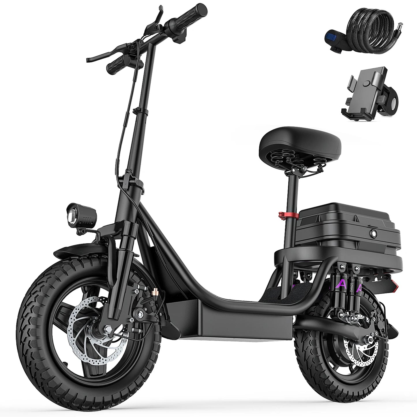 UPlee GQ8 Folding Electric Bike 250W Motor 48V 15Ah Battery