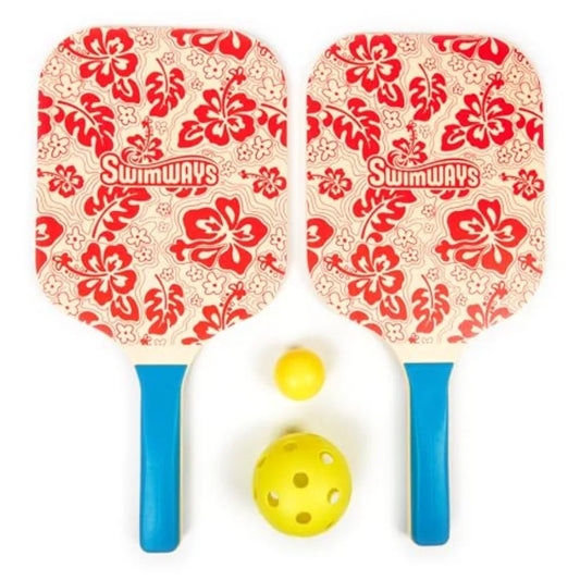 Hydro Paddle and Pickleball Set, Pickleball Paddles and Balls for Pool, Lake and Beach Games, Outdoor Toys for and Adults Aged