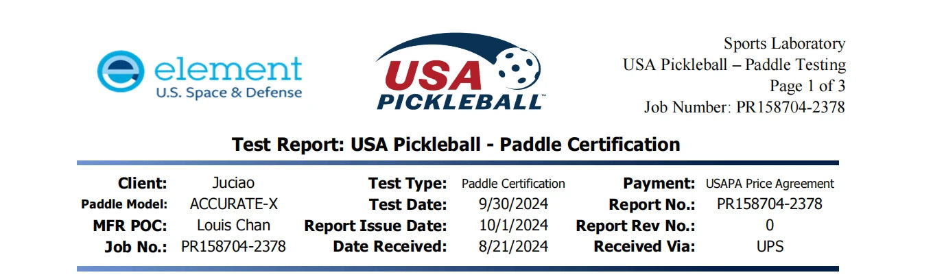 JUCIAO-ACCURATE-X T700 Gen3 Core Solid 16mm for Custom Carbon Fiber Professional Standard Usapa Pickleball Paddles