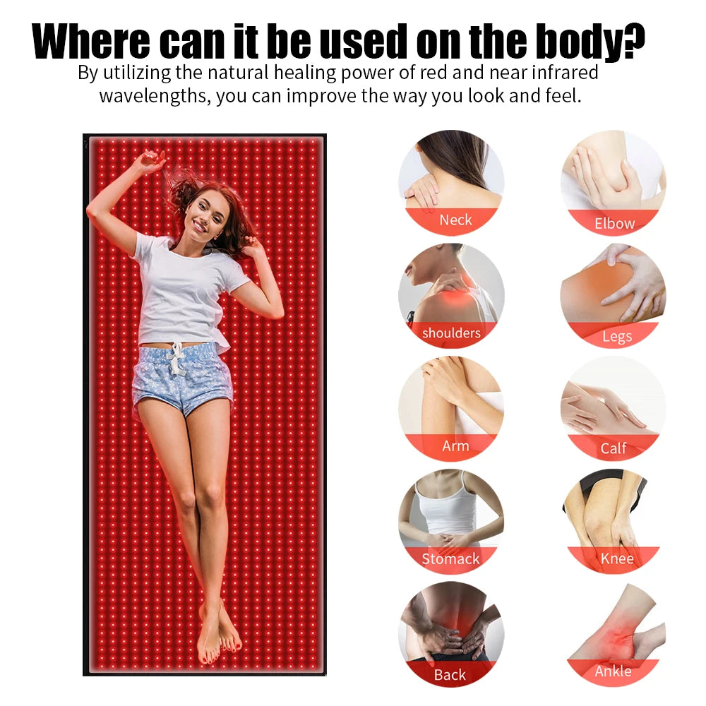 Full Body Infrared Light Therapy Mat for Pain Relief