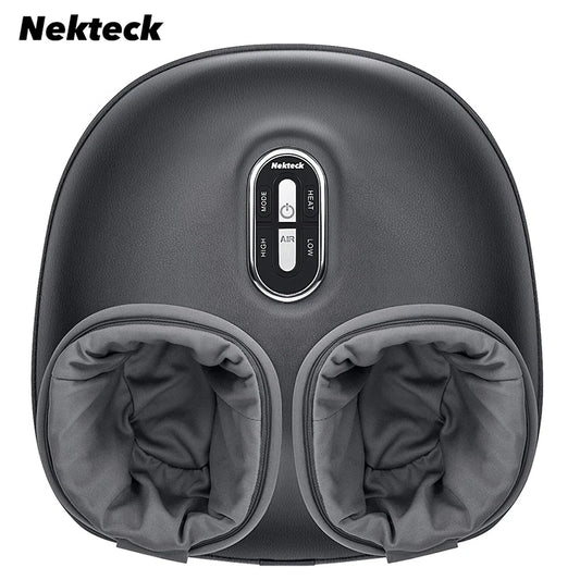 Nekteck Foot Massager Heating Therapy Air Compression Shiatsu Kneading
