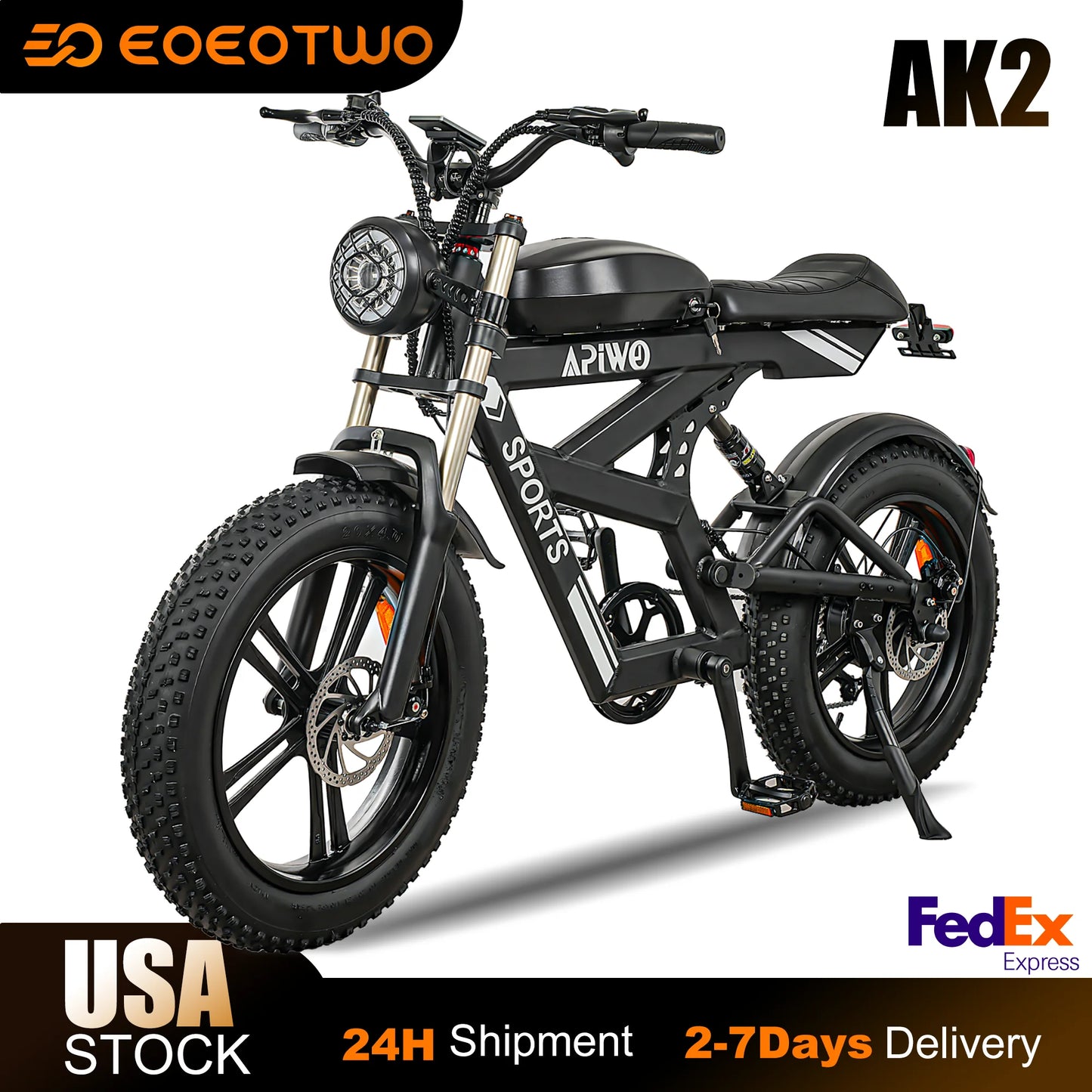 Electric Fat Tire Bike For Adults 1500W 35MPH 48V Battery