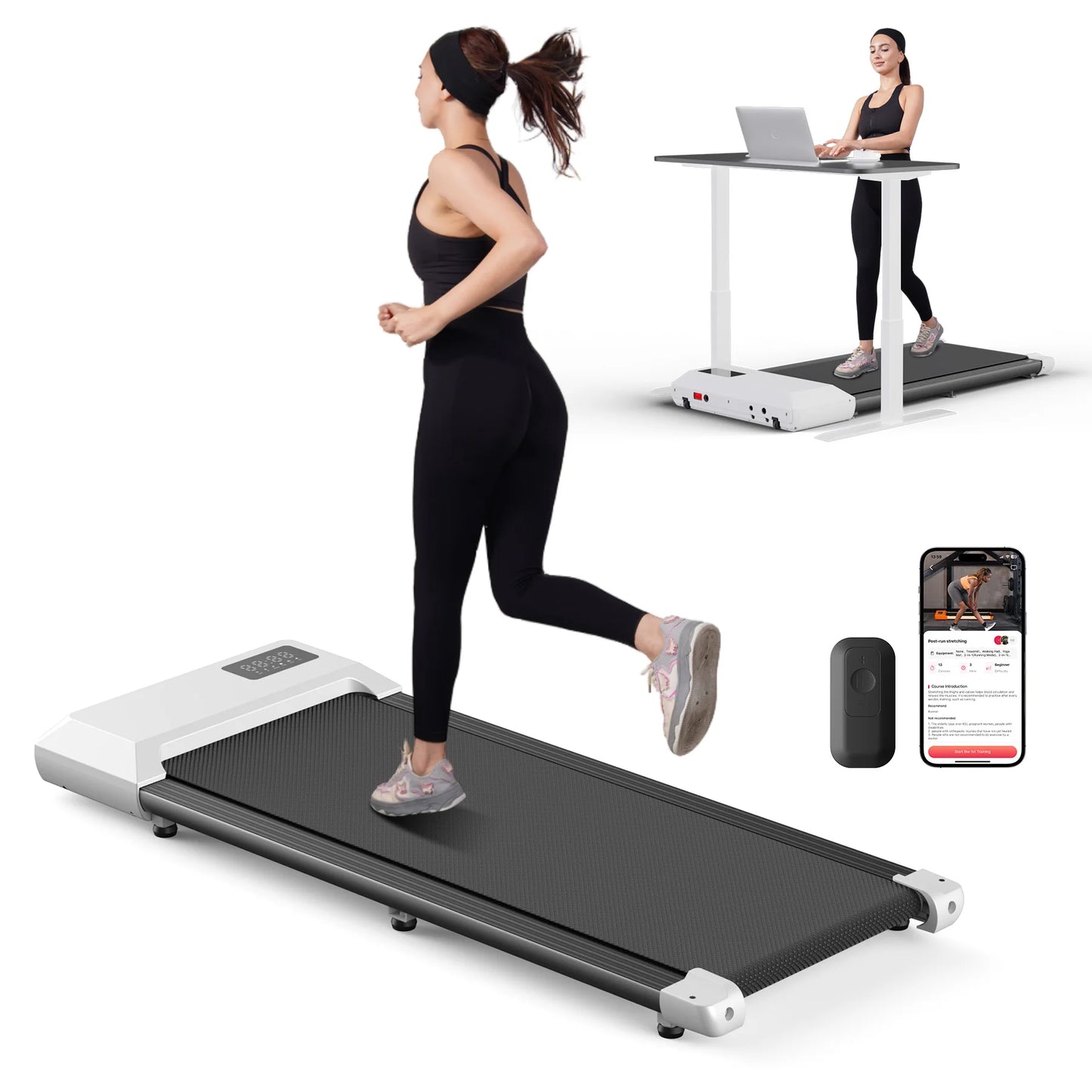 2.5HP Home Treadmill With LCD Display And 2in1 Function