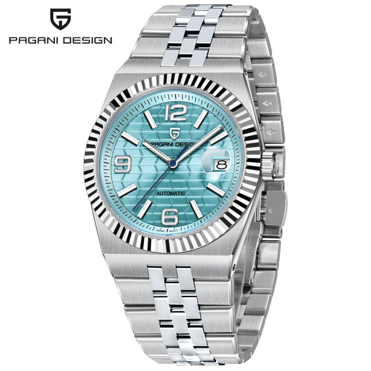 PAGANI DESIGN 3D Rhombus Dial Luxury Automatic Watch For Men Business Mechanical Wrist Watch AR Sapphire crystal Clock 2025 New