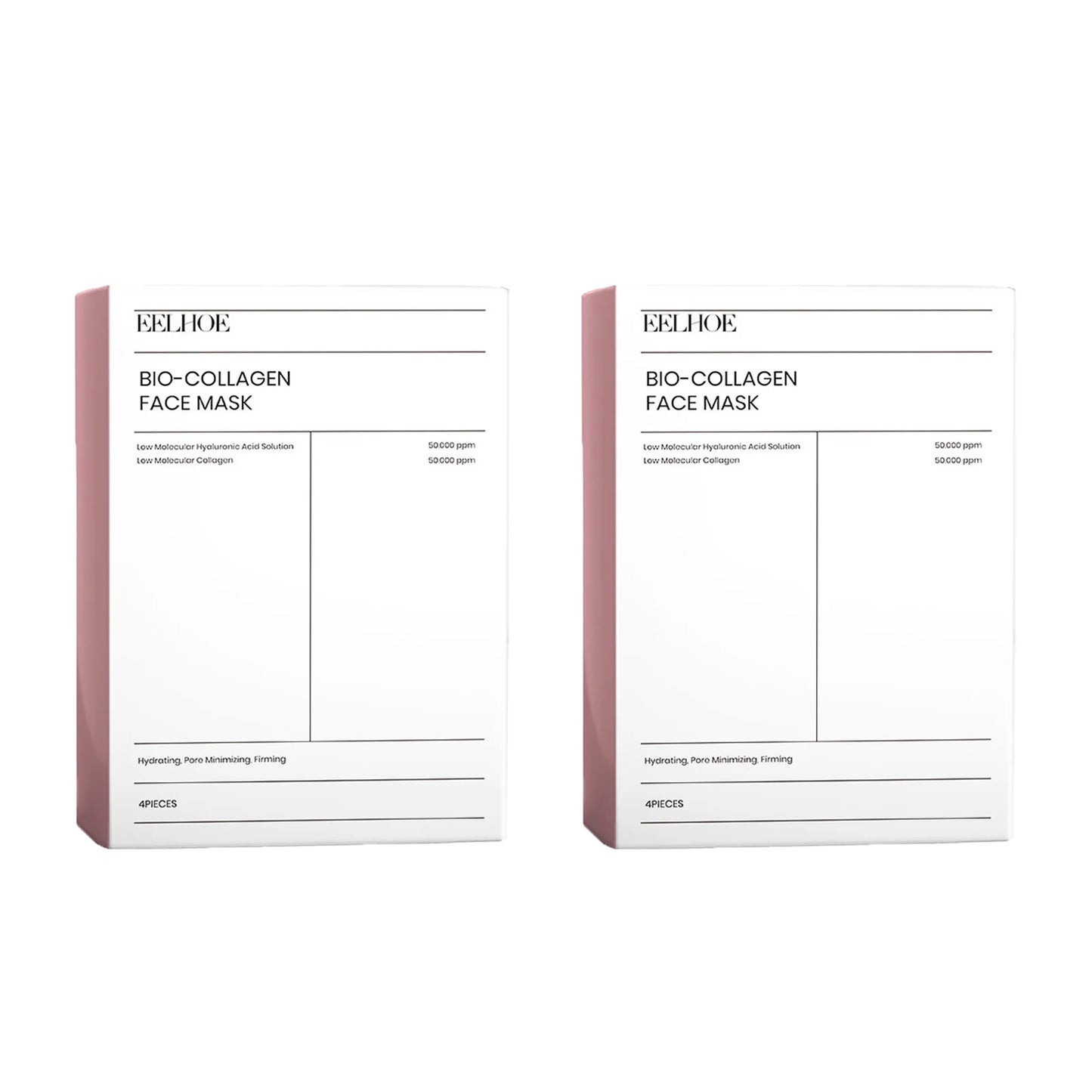 EELHOE Bio-Collagen Face Mask Shrink Pores Firming Hydrating Anti Wrinkle Whitening Brightening Easy Peel All Skin Facial Care