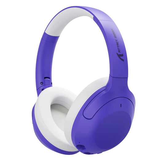 ATTACK SHARK G300 Wireless Bluetooth Headphone with ENC Noise Cancellation, Rechageable Over Ear Headset, 3.5MM Audio Jack