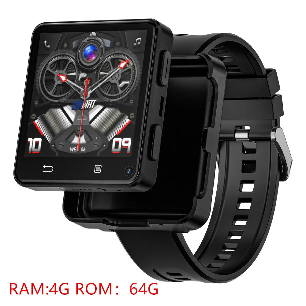 LOKMAT APPLLP 2 MAX Dual Camera Android 11 Watch Phone Wifi Videos Calls Smart Watch 4G Network Phone Calls Mini Smart Phone