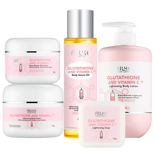 AILKE Whitening Moisturizing Korean Facial And Body Lotion Reduce Melanin Wrinkles Vitamin C Dark Spot Remover Skin Care Cream