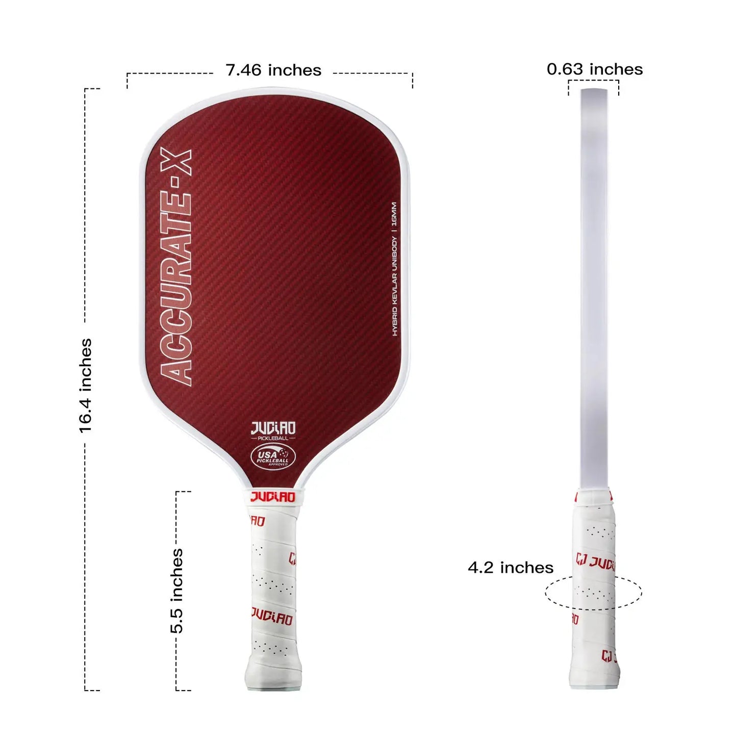 JUCIAO-ACCURATE-X T700 Gen3 Core Solid 16mm for Custom Carbon Fiber Professional Standard Usapa Pickleball Paddles