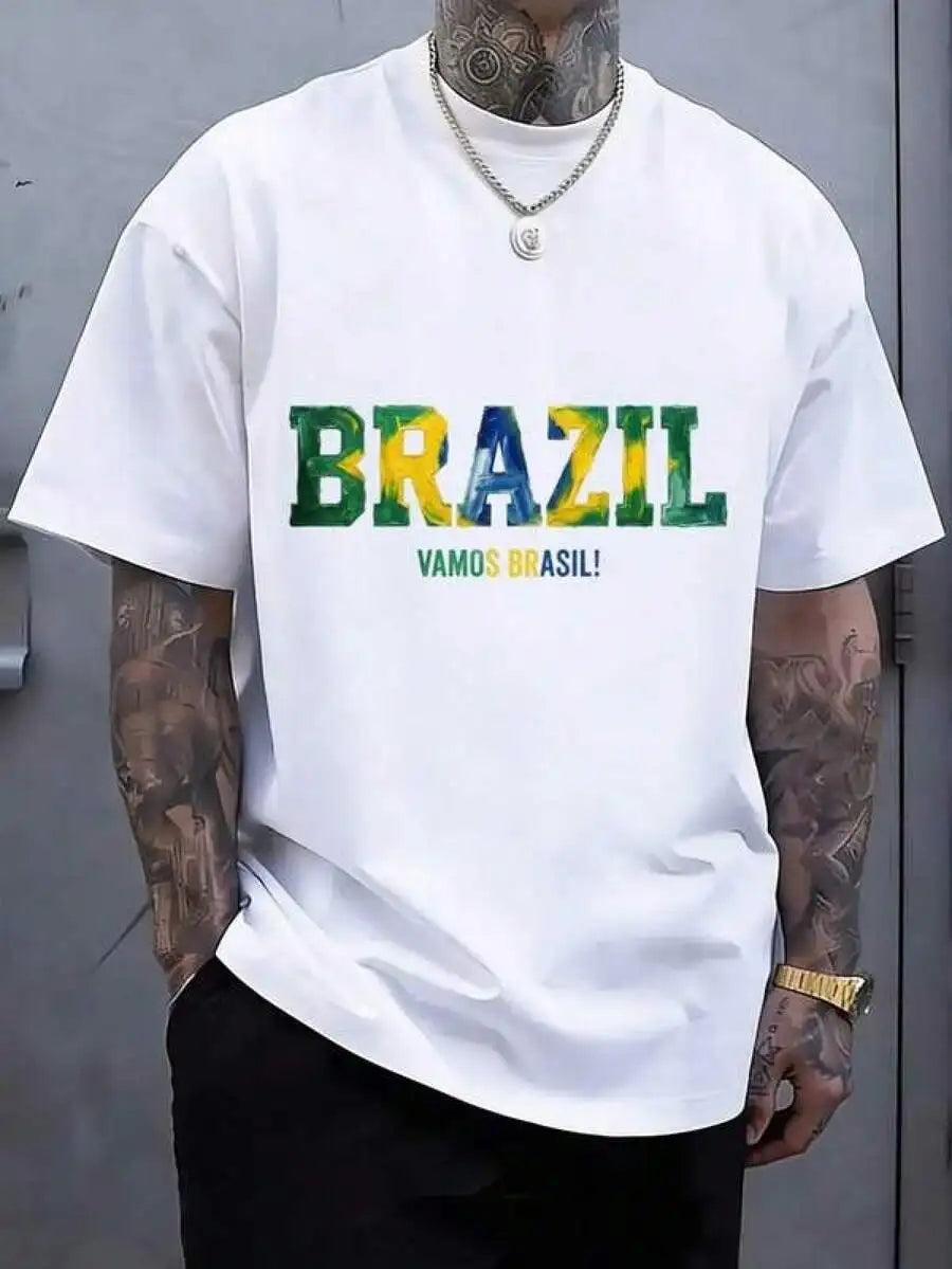 Brazil World Soccer 2026 Shirt, Vamos Brasil Soccer Tee, 2026 USA-Shirt, Soccer Graphic Tee, International Soccer 2026 Shirt
