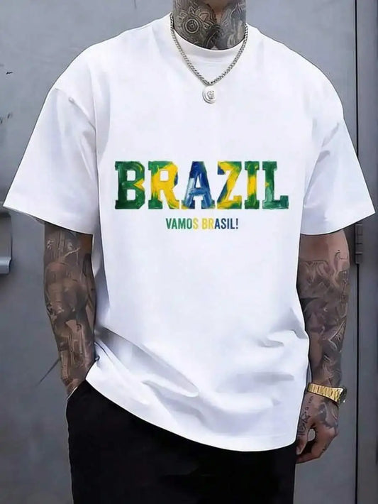 Brazil World Soccer 2026 Shirt, Vamos Brasil Soccer Tee, 2026 USA-Shirt, Soccer Graphic Tee, International Soccer 2026 Shirt